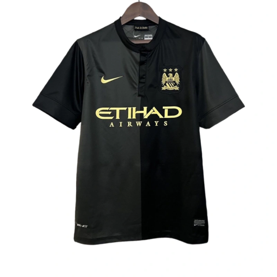 2013-14 Manchester City Retro Away Football Jersey